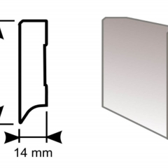 Floor Forever, obvodová lišta Image, 3751, 50x14mm